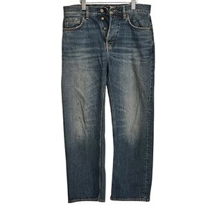 Nudie Jeans Tuff Tony Button Fly Medium Wash Jeans Men’s 30 28